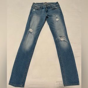Hollister Low-Rise Skinny Ripped Jeans